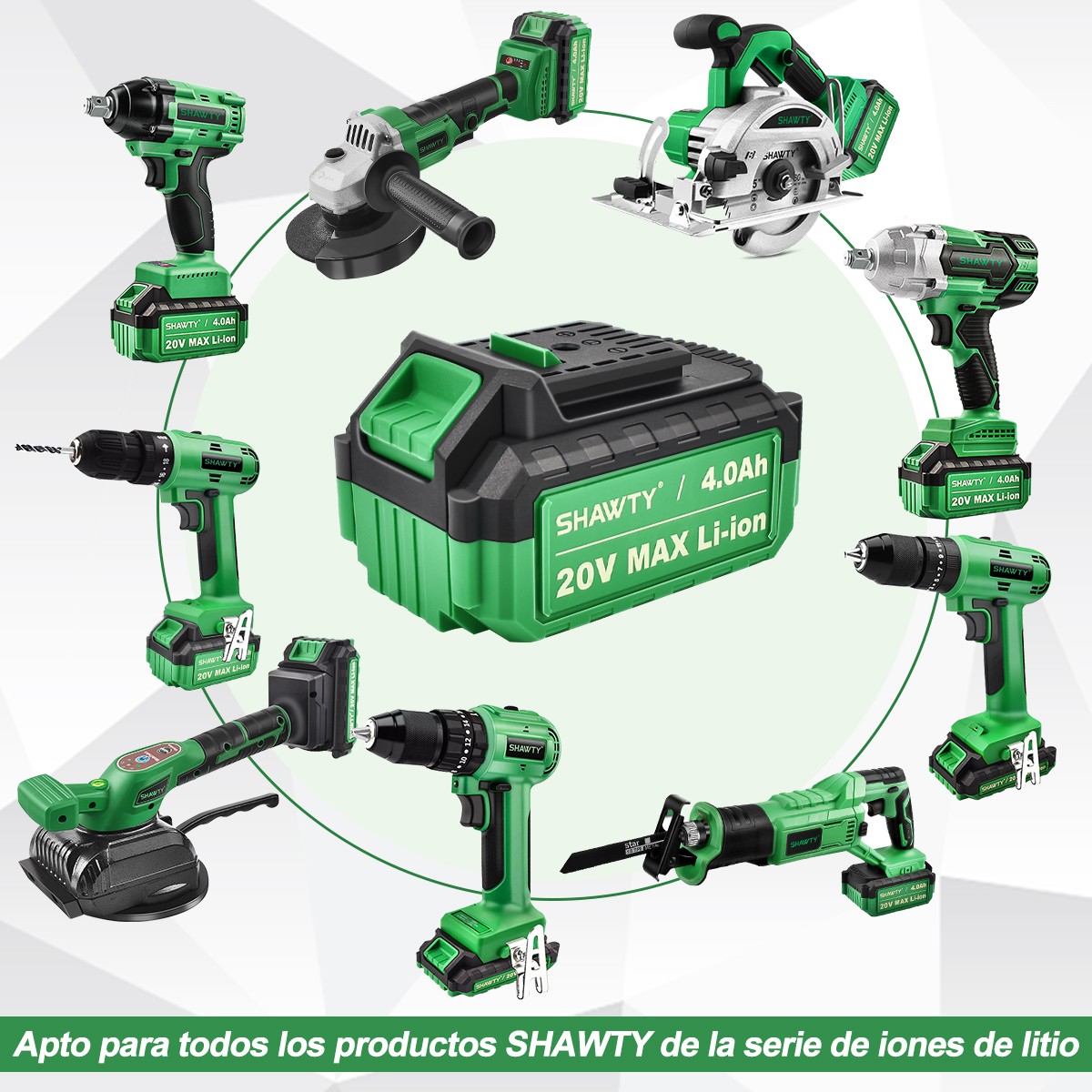 SHAWTY S4 4.0Ah 20V Battery for Tools