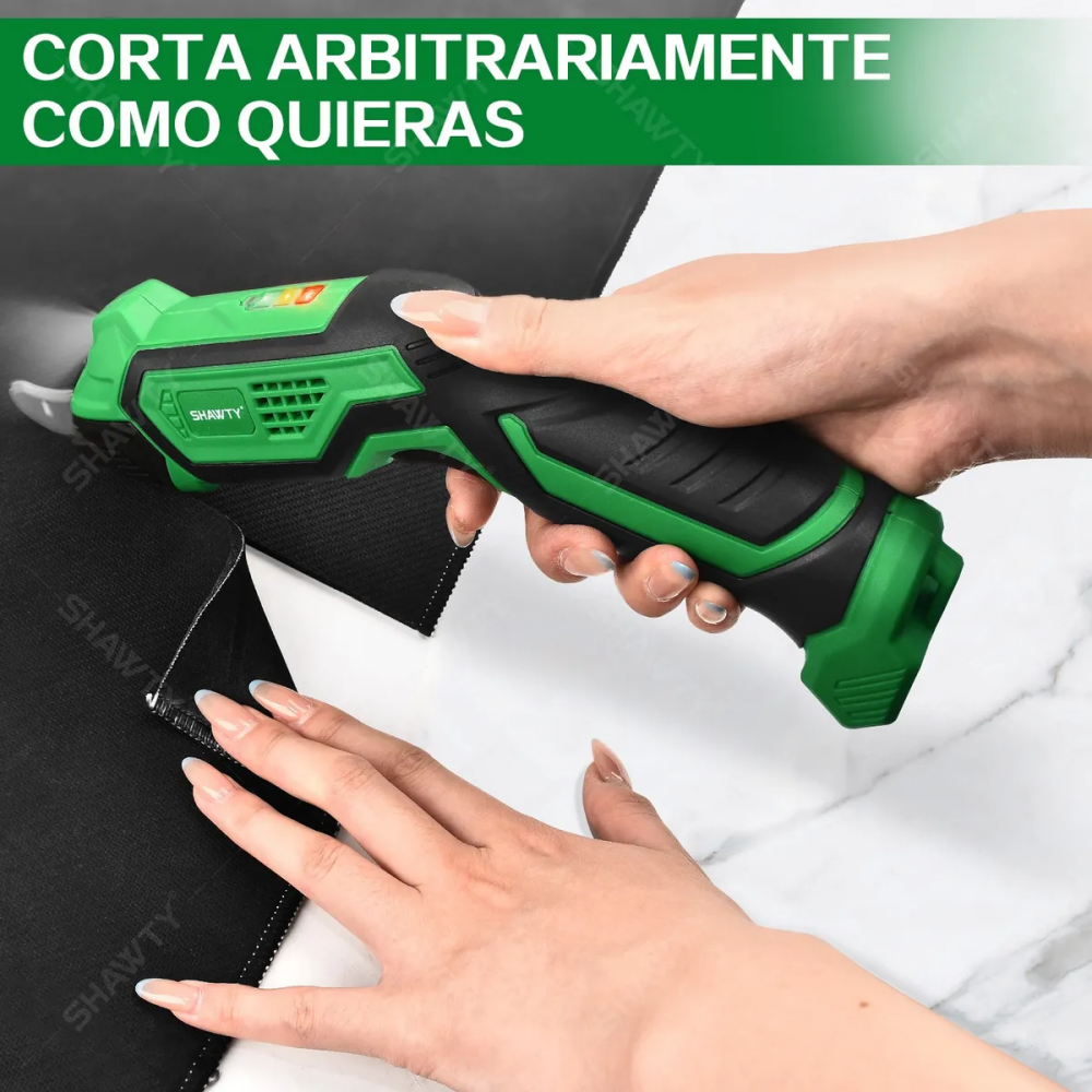 SHAWTY S0076 Cordless Electric Fabric Cutting Shears,12000RPM， 4V Rated Voltage，50/60Hz