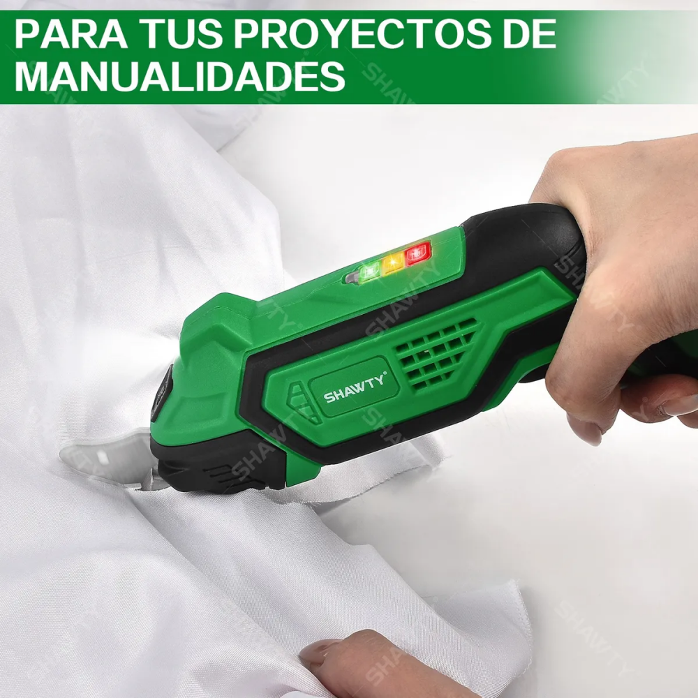 SHAWTY S0076 Cordless Electric Fabric Cutting Shears,12000RPM， 4V Rated Voltage，50/60Hz
