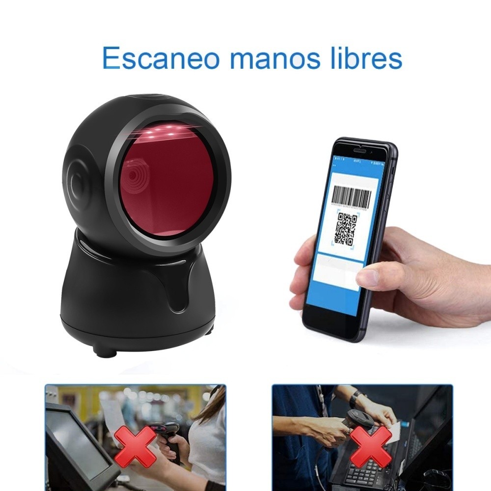 SHAWTY S0023 1D/2D QR Scanner USB , auto-detect. Supermarkets, bookstores, warehouses & libraries