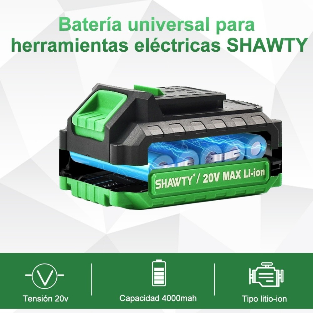 SHAWTY S5 Battery for Tools 2000mAh