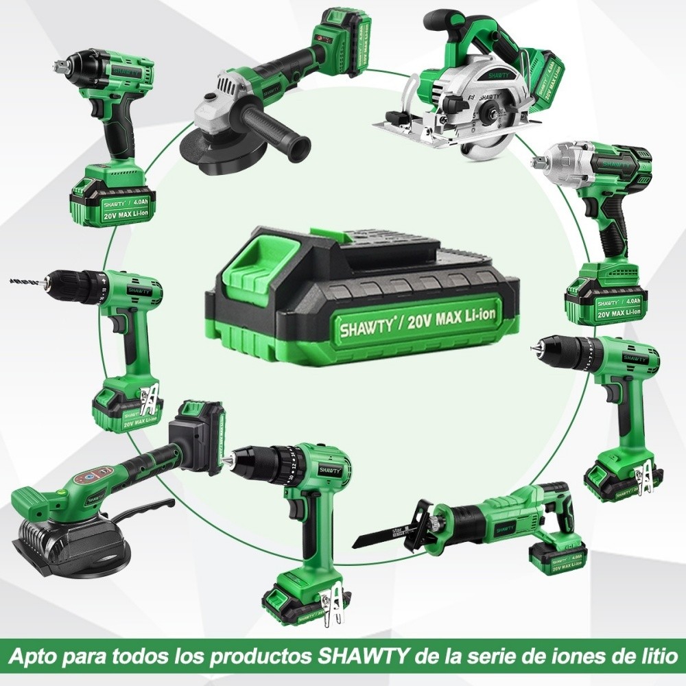 SHAWTY S5 Battery for Tools 2000mAh