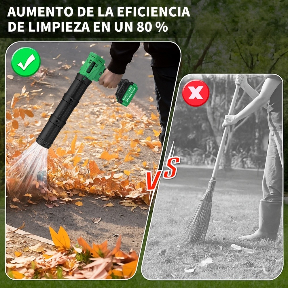 SHAWTY S0054 40000RPM Cordless Turbine Blower: Portable, Cleans Dust, Car Spots & Yard Leaves