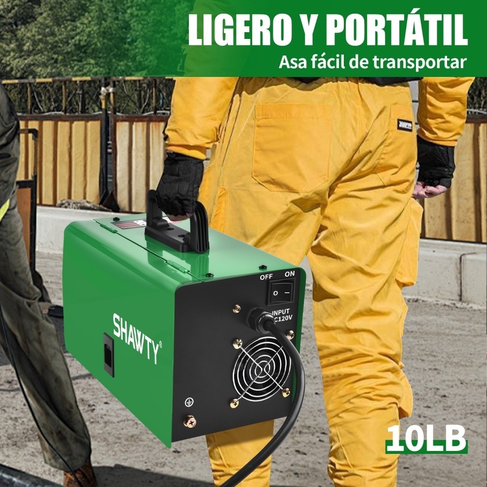 SHAWTY S0072 Portable 3-in-1 Inverter Welder-MMA MIG TIG,140A 4000W,Industrial Welding Home Maint