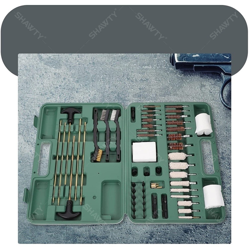 SHAWTY S0031 All-Caliber Universal Pistol Cleaning Kit: Portable Storage Case Included