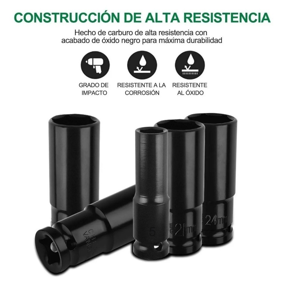 SHAWTY S0057-14 1/2" Socket Set with Ratchet Wrench, 14 pcs