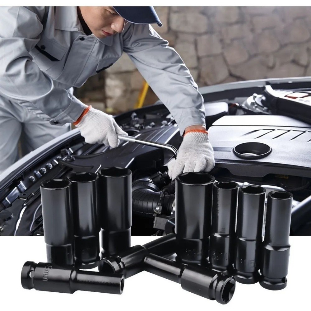 SHAWTY S0057-14 1/2" Socket Set with Ratchet Wrench, 14 pcs