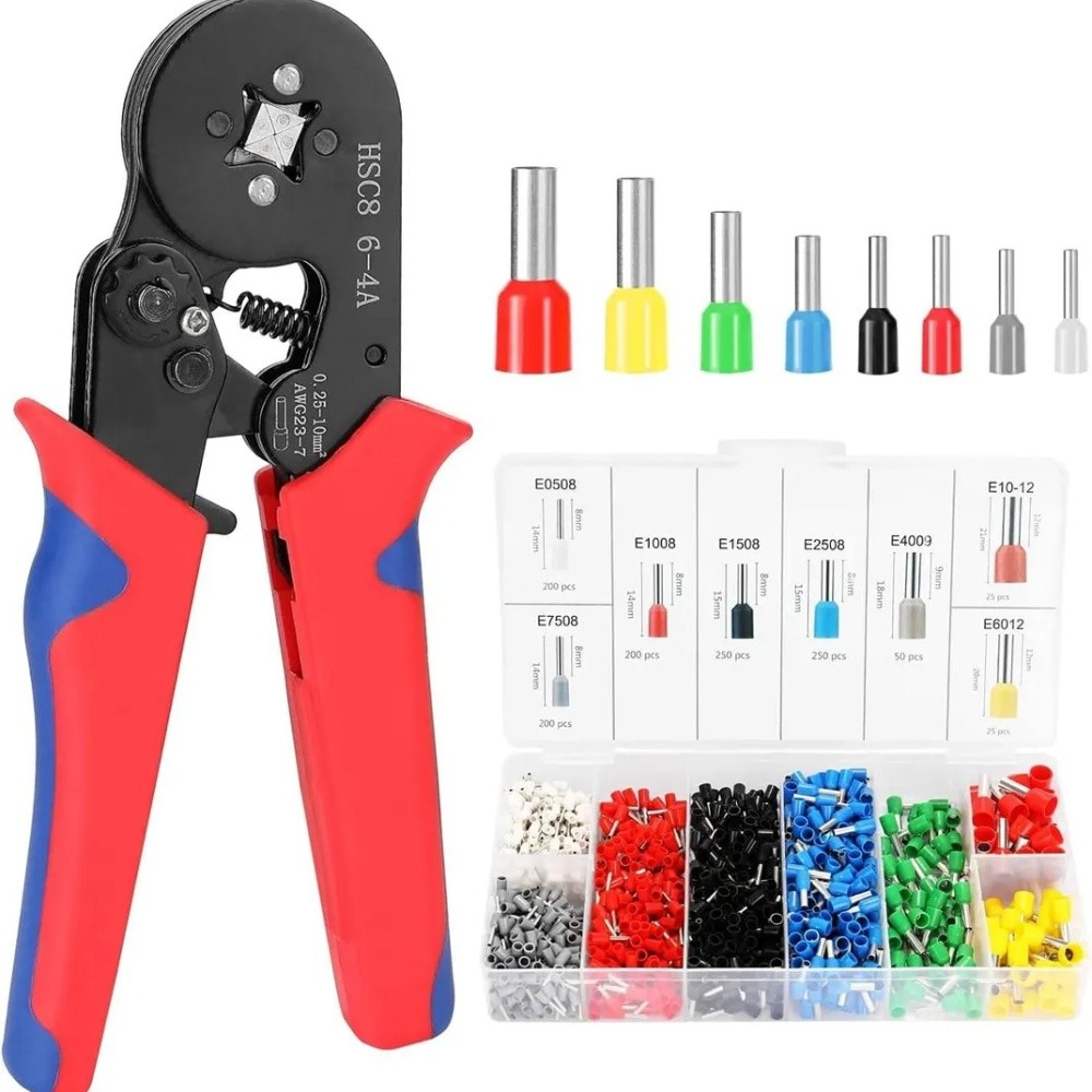 SHAWTY S0025 Crimping Tool with 1250pcs Terminal Crimping Pliers