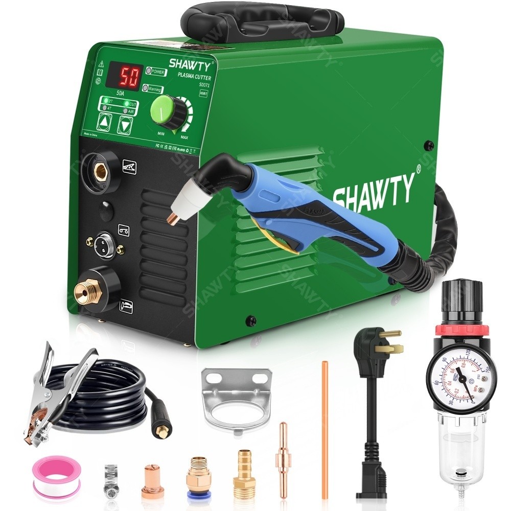 SHAWTY S0071 CUT50A plasma cutter IGBT inverter 50/60Hz 2T/4T modes for metal cutting