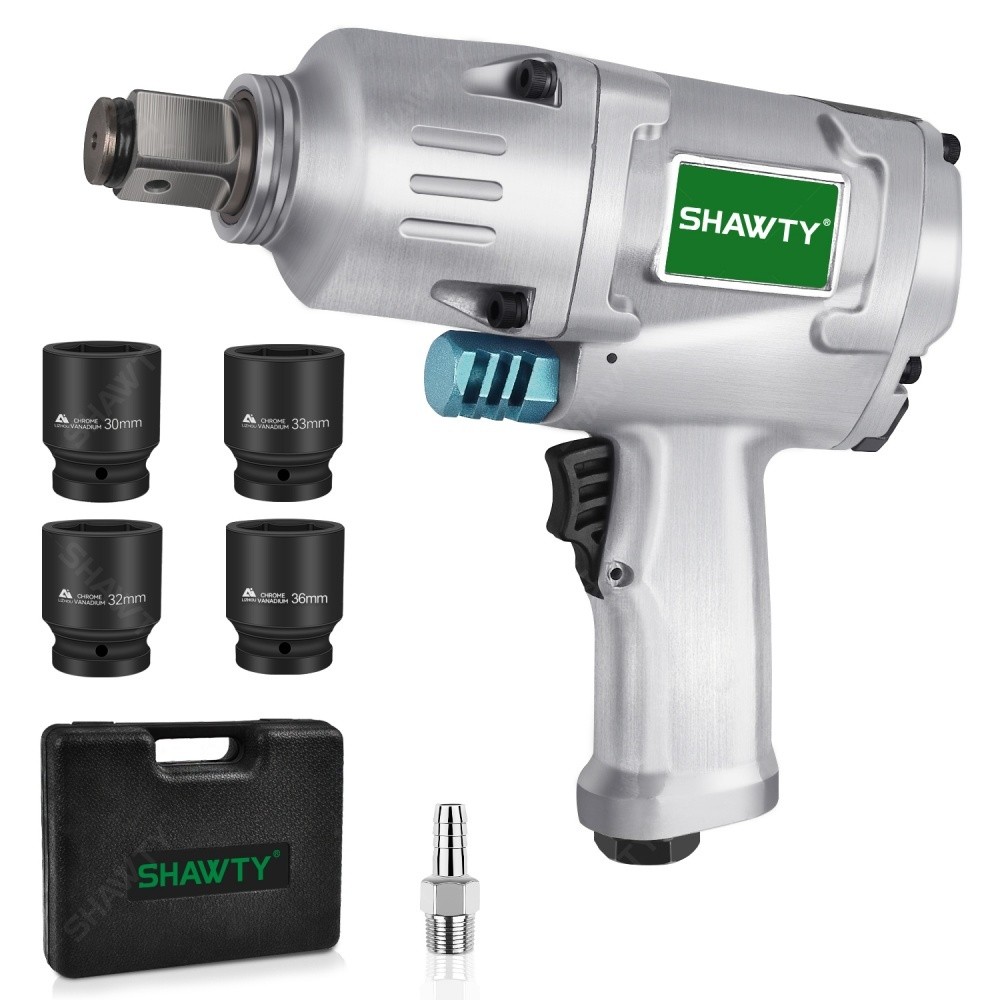 SHAWTY S0108 1300N.m 8,000RPM Impact Wrench Pneumatic Gun 3/4'' 