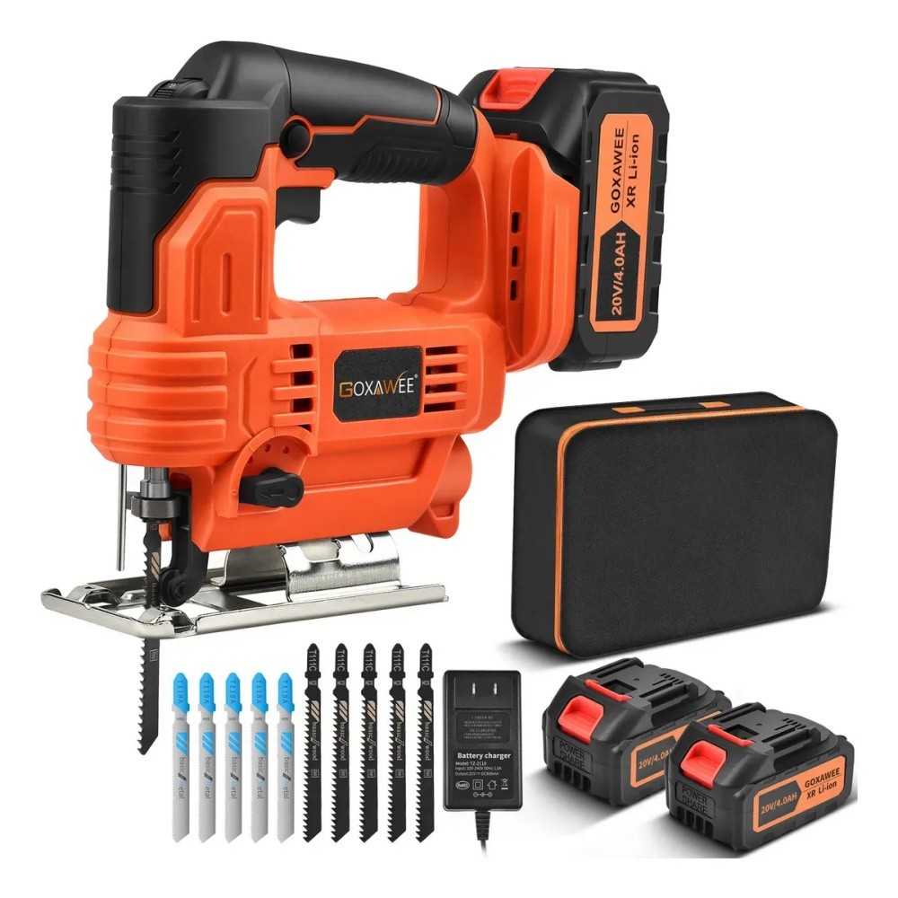 SHAWTY S0096 Cordless Jigsaw 20V 6 Speed ​​10 Blades